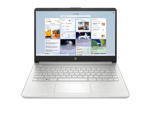 Hp 14 Natural SIlver Depan