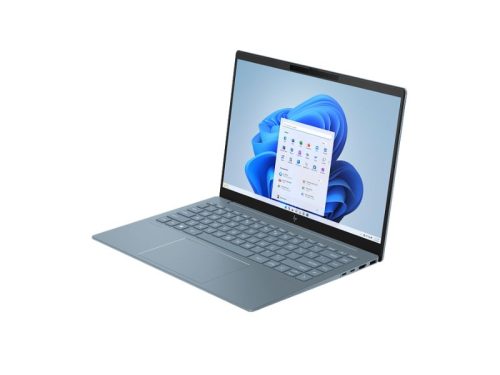 HP Pav 14 Plus Blue Kanan