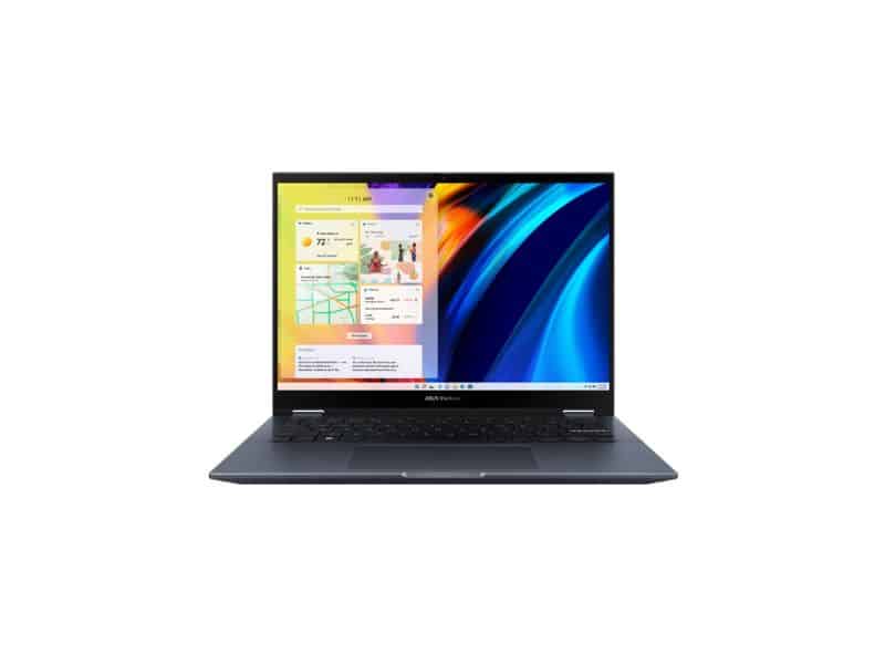 Vivobook S14 Flip Quiet Blue Depan