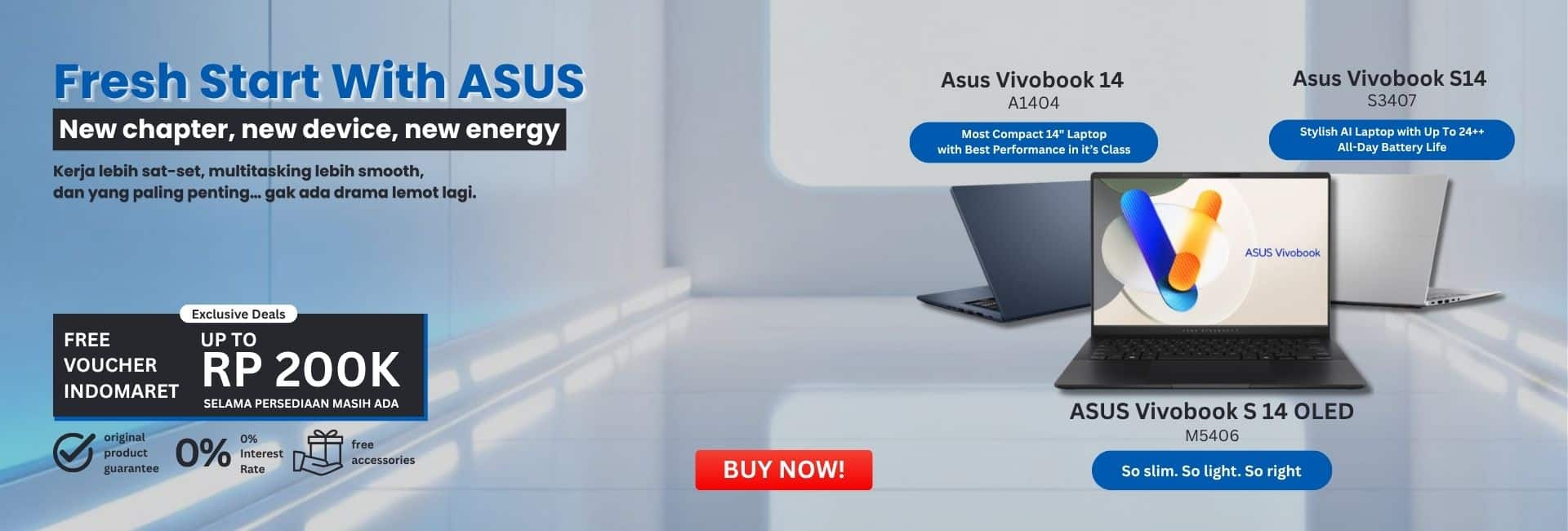 Fresh Start With Asus